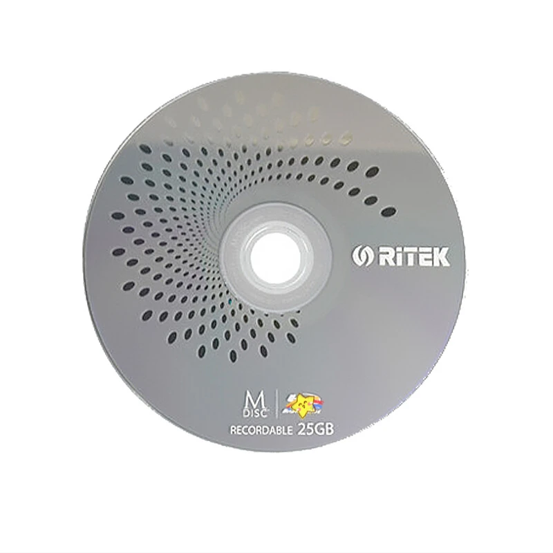 Wholesale 1 pcs 25 gb Printed BD-R M-Discs with Storage Duration of Up to 1000 Years.