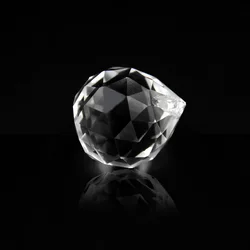 20MM/30MM/40MM 1 Piece k9 Prism Glass Lamp Hanging Ball Glass Faceted Ball Chandelier Trimmings Suspension for Door Curtains