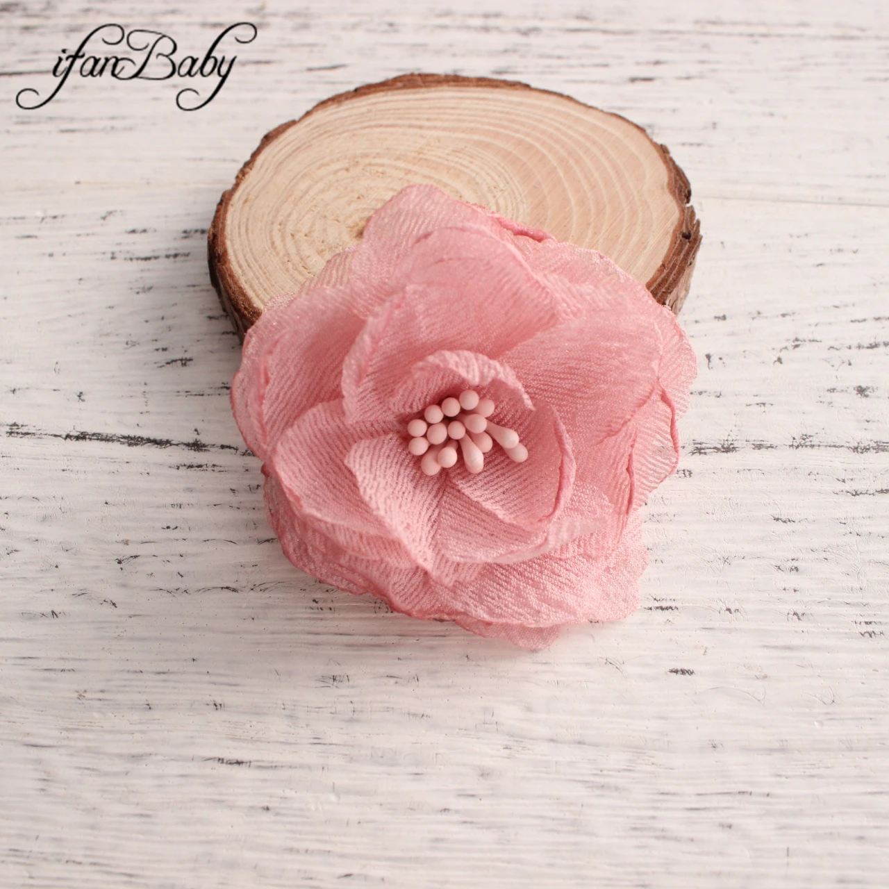 Accessories for hair singed burn flowers for DIY craft hair accessories fabric flowers