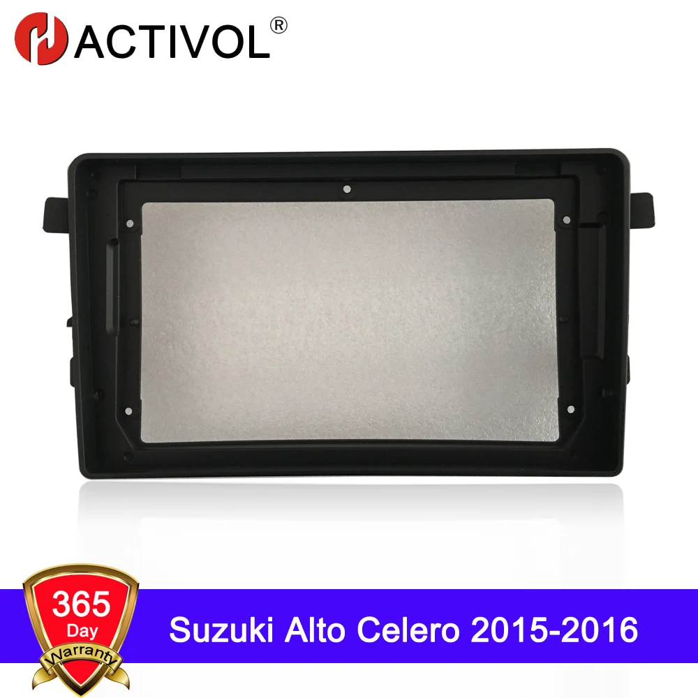 

HACTIVOL 2 Din Car Radio face plate Frame for Suzuki Alto Celero 2014-2016 Car DVD GPS Player panel dash mount kit car accessory