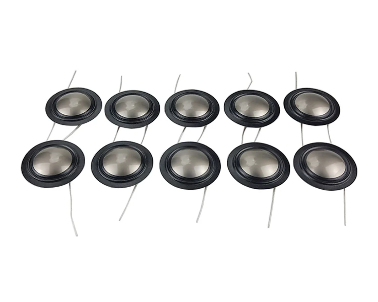 10PCS 25,4mm 25 core Schwingspule Metall Titan Membran + Seide Seite Hochtöner Lautsprecher Reparatur Teile 6-8OHM – Detail 9