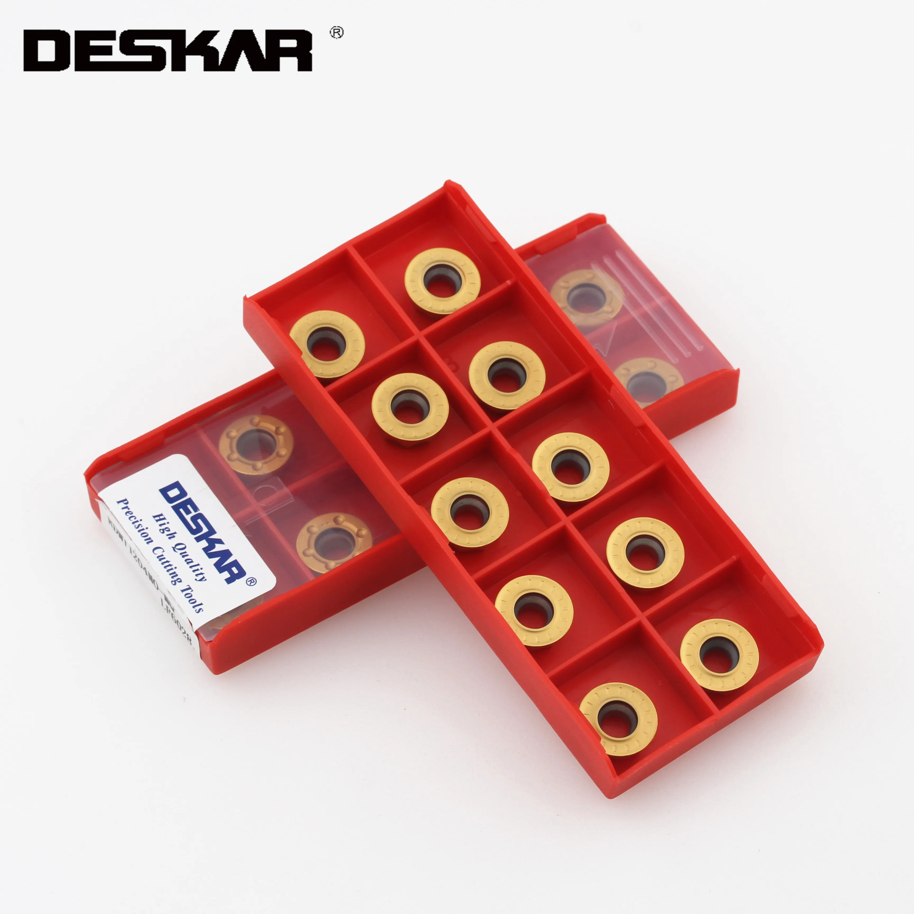 10PCS DESKAR RPMT1204MO-TT RPMT1204MOE-JS RDMT1204MO-MQ DQ RDMW1204MOT-PM LF6018 LF6028 Milling Inserts Lathe Cutter Blades