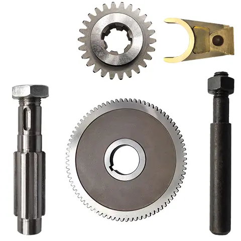 고품질 터렛 밀링 머신 액세서리, 대형 및 소형 기어 메인 샤프트 클러치 풀리, 슬로우 시프트 구리 포크, 신제품, 1 PC
