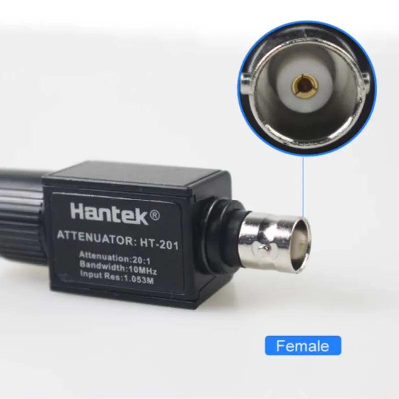 Hantek  Attenuator HT201  Signal Passive  20:1 10MHz Bandwidth Passive 300V Oscilloscope 1008C For Pico Hantek HT-201