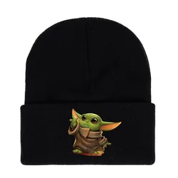 2020 New Baby Yoda Winter Hat for Men Women Children Cold-Proof Cartoon Star Wars Warm Stocking Cap Gift for Friend