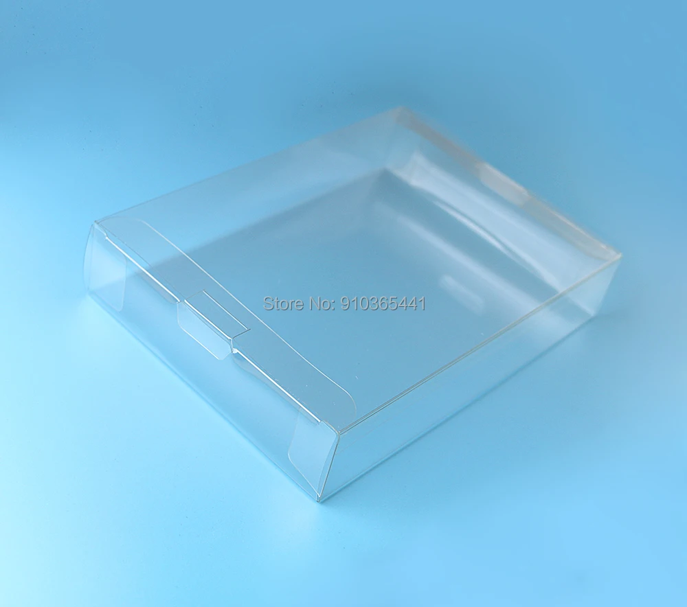 10pcs Clear Game box Protector Case for SNES For N64 games CIB plastic PET transparent Protector case for Nintend game boxes