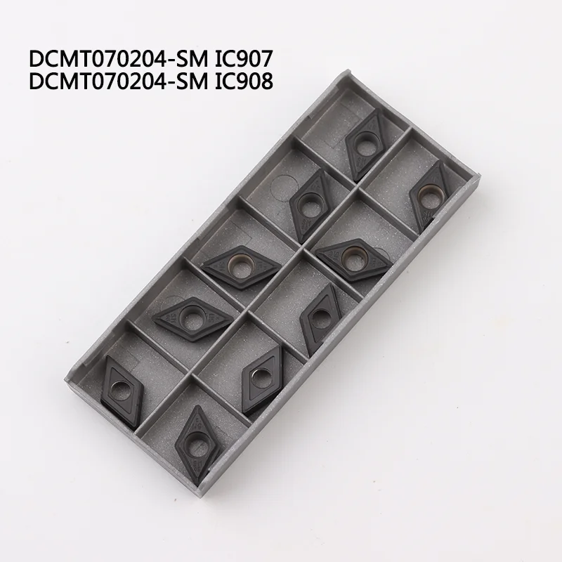 1 Máy Tính S08K S10K SDUCR07 Tiện Dụng Cụ Nội Bộ Dụng Cụ Xoay Giá Đỡ Với 10 Chiếc DCMT070204 SM IC907 Carbide Miếng Cắt bộ Dụng Cụ