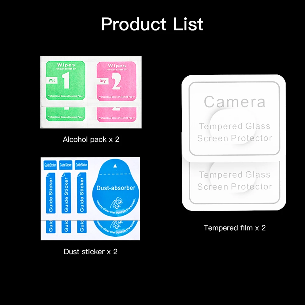 Suitable for FIMI X8 Mini Pan/Tilt Lens Tempered Glass Protective Film Drone Accessories