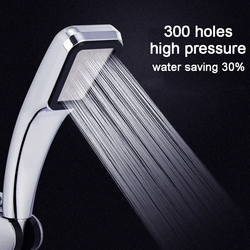 Zhangji 300 Holes High Pressure Rainfall Shower Head  Square Water Saving Filter Durable Spray Nozzle Soft Water Jet