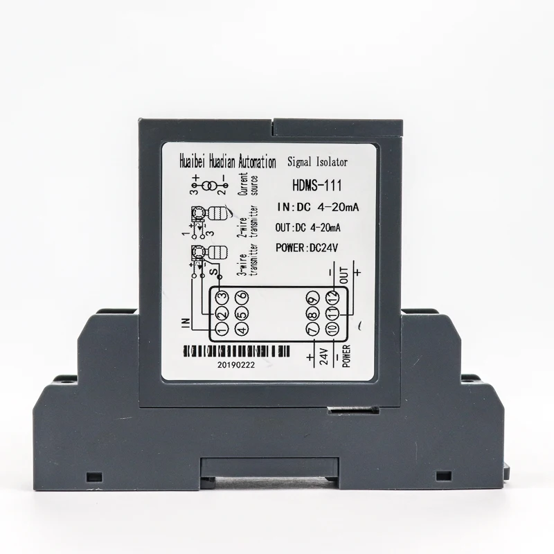 high conversion Intelligent distribution Signal Isolator with thinner Shell output signal 4-20ma
