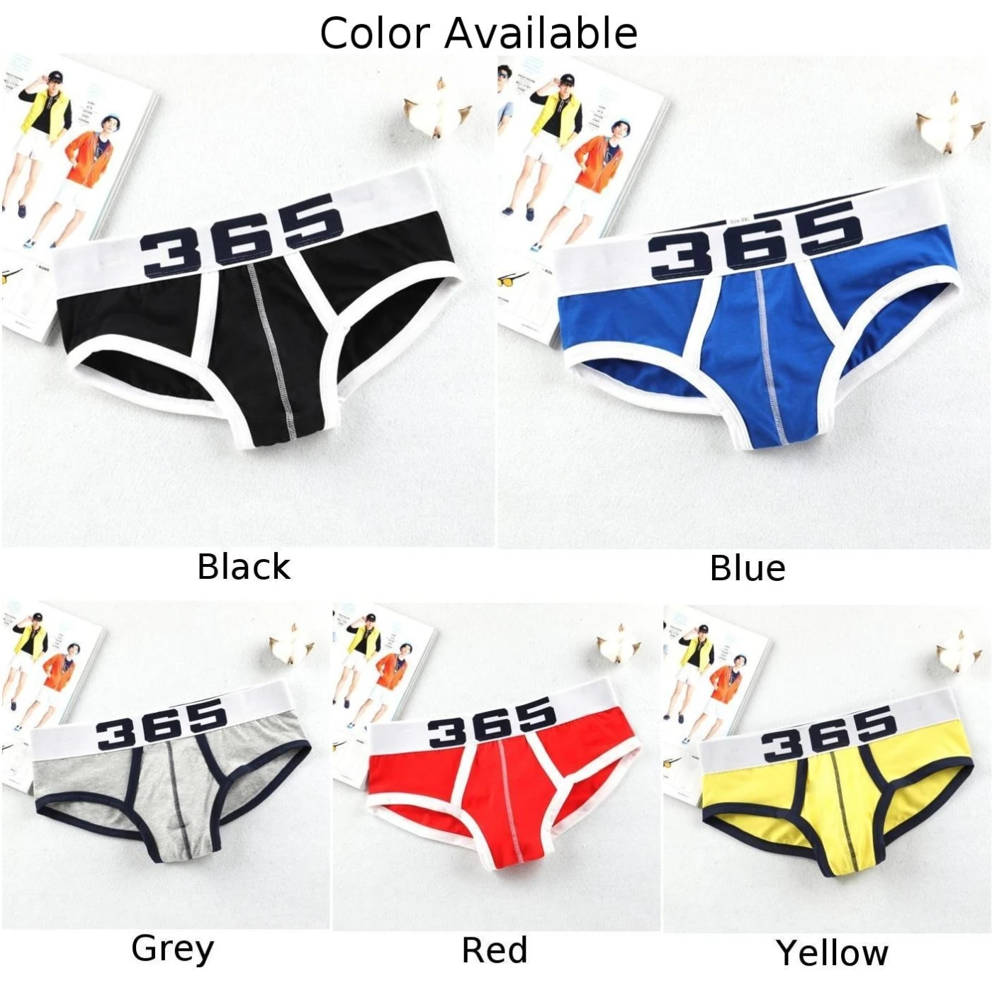 Man Cotton Underwear Briefs Low Waist Breathable Panties Mans Sport Male U Convex Underpant Bielizna Erotyczna Meska Homme Wear