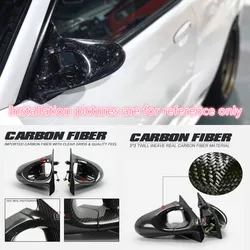 For Nissan skyline GTR R34 RHD Carbon Aero Side Rear View Mirror Repalcement (Right Hand Drive Vehicle) Rearview Mirrors