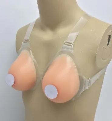 Cross-dressing shoulder strap conjoined body breast froms silicone False breast prosthesis CD breast boobs for man