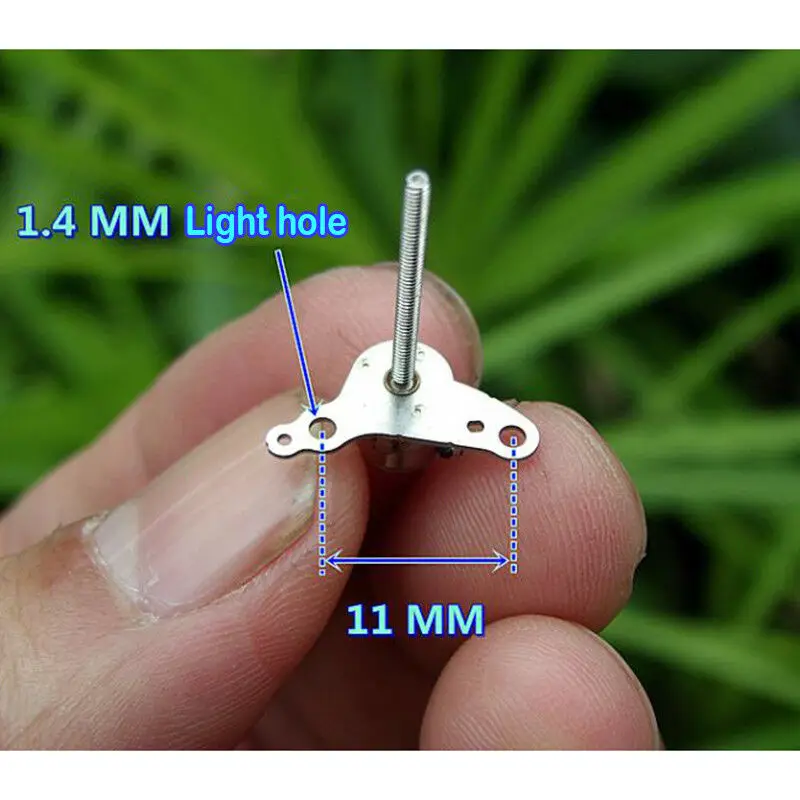 10PCS Mini 6mm Stepper Motor 2-phase 4-wire Micro Mini tiny Stepping 17mm Long Shaft  Linear Screw  Digital Camera Lens
