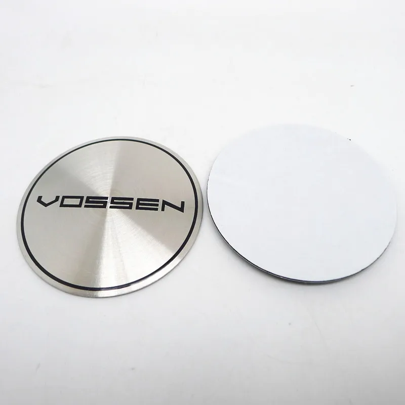 Vossen-pegatinas de tapa de cubo de rueda, insignia de logotipo, emblema, accesorios de estilo de coche, 65mm, 4 unidades