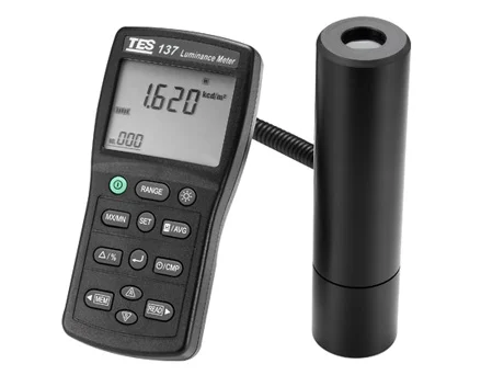 TES-137 Luminance Meter Dual Display 4-digit LCD Lux Meter TES137 Light Meter