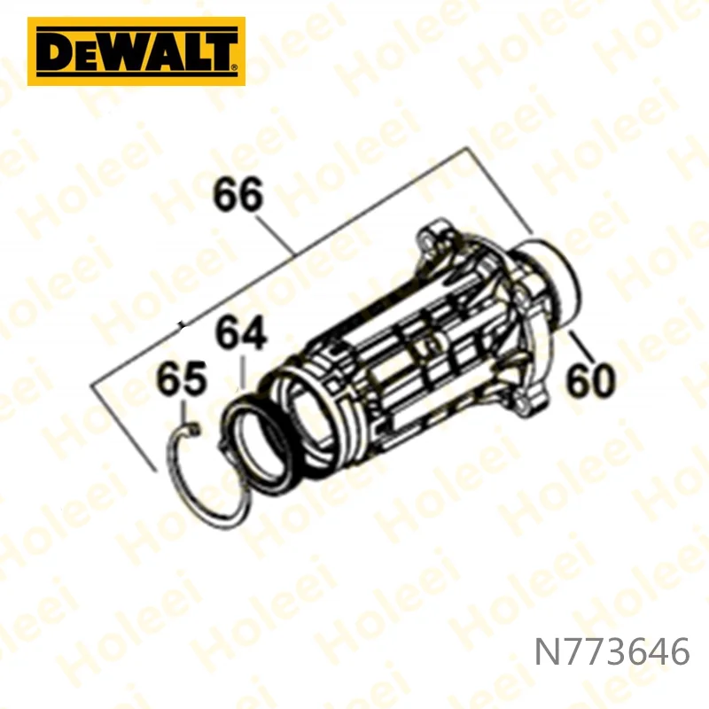 Spindle housing FOR DEWALT D25832K D25614K N773646