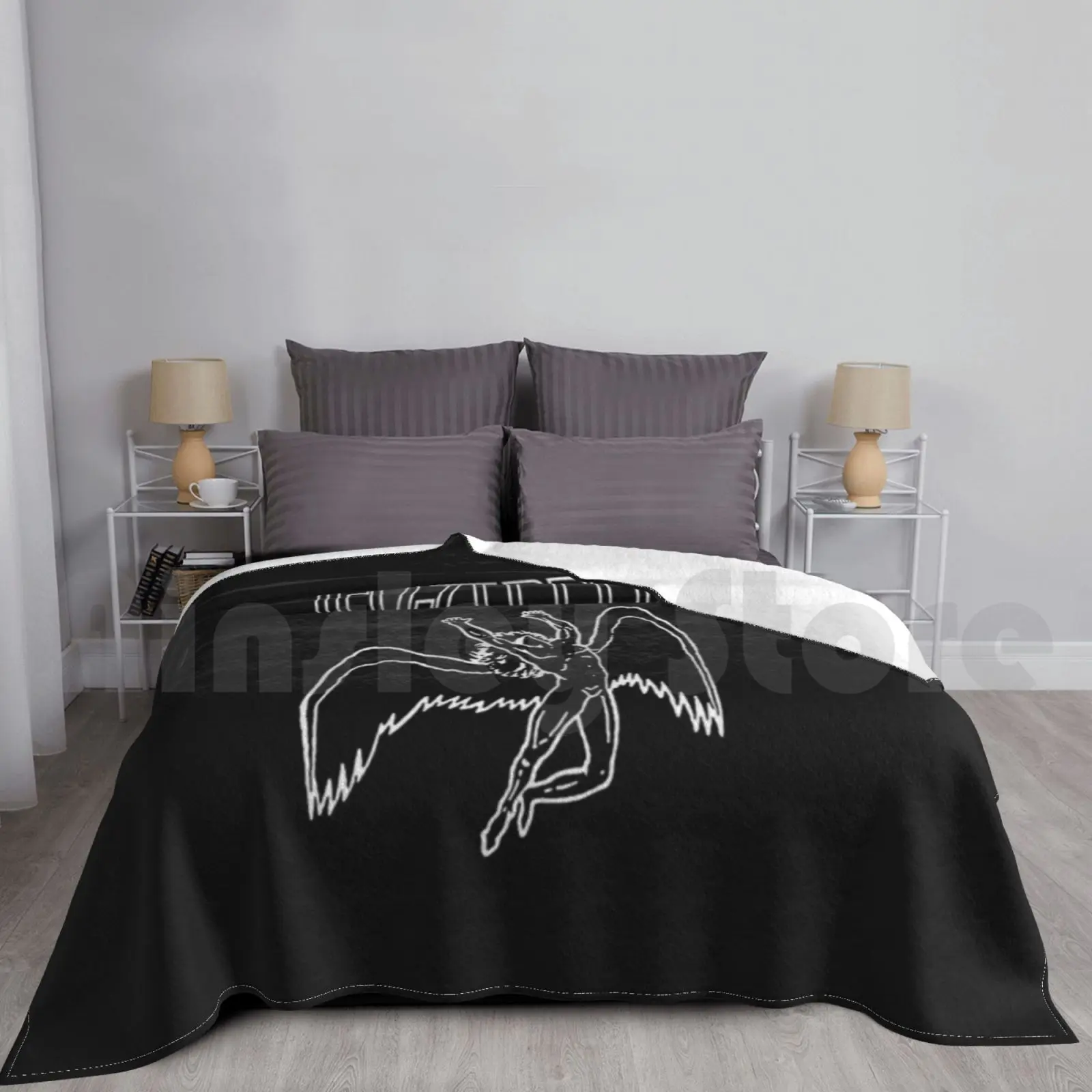 Icarus Led Merch Blanket Fashion Custom Trending Stuff Band Cool Metal Music Popular Top Sale Discount