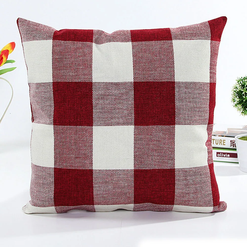 Plaid Kissen Abdeckung Gitter Sofa Bett Wohnkultur Kissen Fall Kissen Abdeckung Cojines Decorativos Para Sof Dekorative Kissen