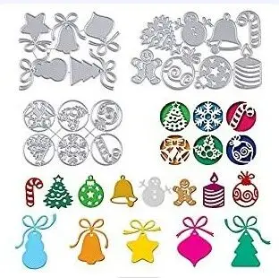 New metal Cutting dies Christmas gadgets Die Cut for DIY Scrapbooking Album Paper Card Embossing