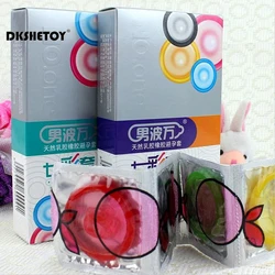 Colorful Condoms for men  Ultra-Thin Latex Safe Penis Sleeve Adults Sex Lifes Condoms Contraception long lasting