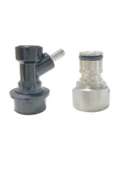 Keg Coupler Adapter Ball Lock Conversion Kit for Corneliur Keg,5/8 NPT Thread Ball Lock Post Liquid Gas Ball Lock Disconnect Se