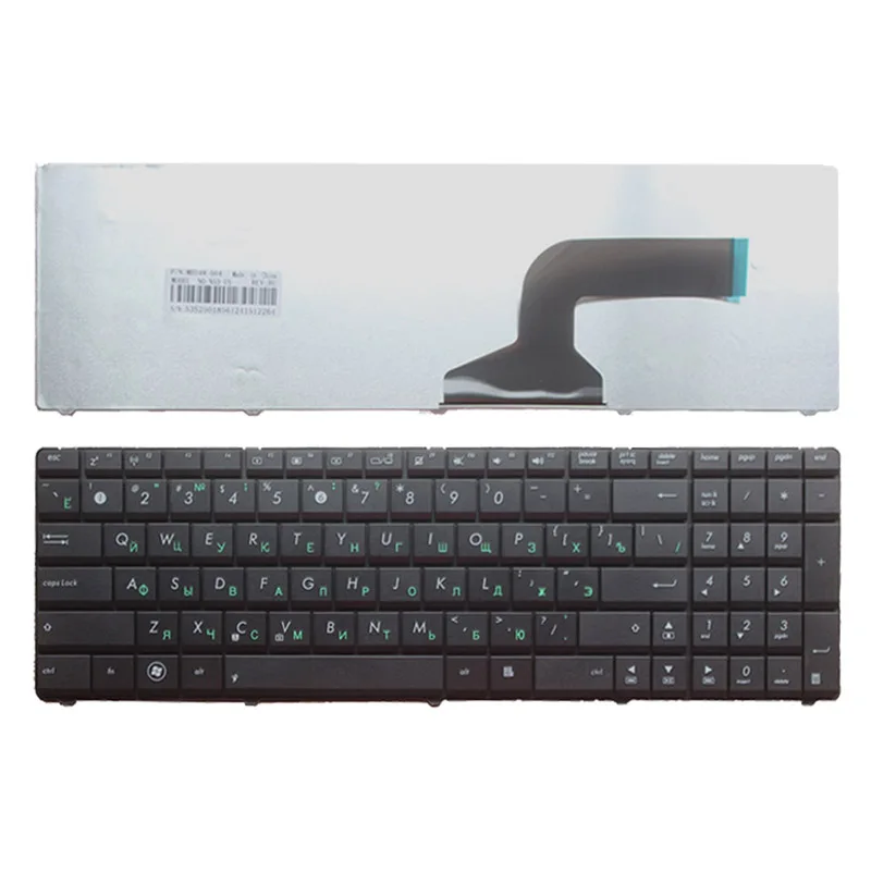 Russian laptop Keyboard FOR ASUS N53 k53s K52 X61 N61 G60 G51 G53 UL50 P53 Black RU Keyboard/Keyboard gap cleaning brush