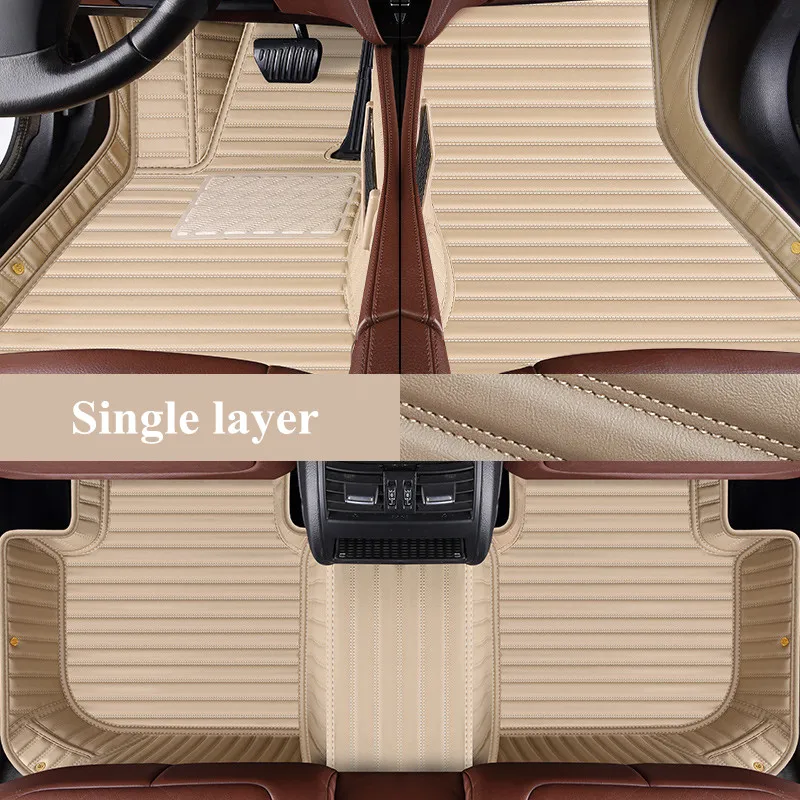 Best quality! Custom special car floor mats for Mercedes Benz ML Class W164 2011-2006 durable waterproof two layers car carpets