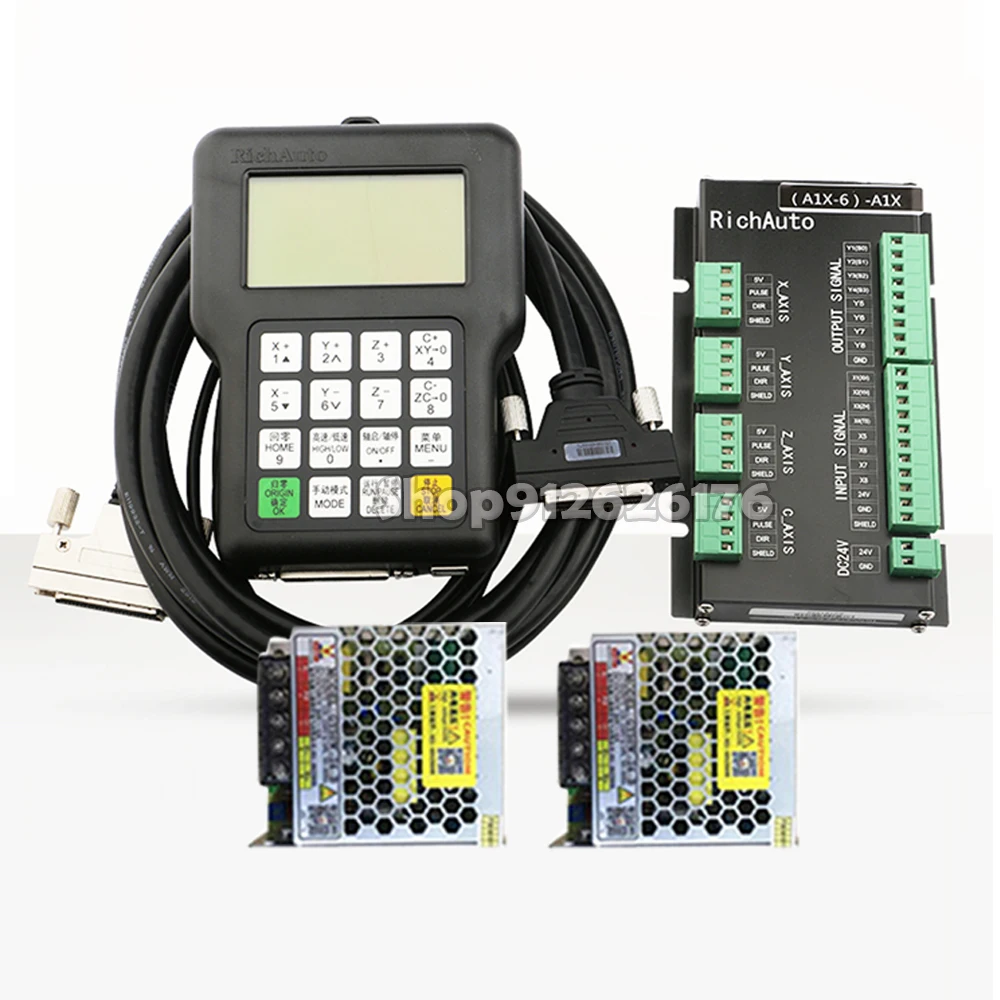 Controlador Cnc de Dsp4-axis de Beijing Ruizhi Tianhong, sistema de Control de movimiento de la máquina de grabado Richauto Original, versión en inglés, A18