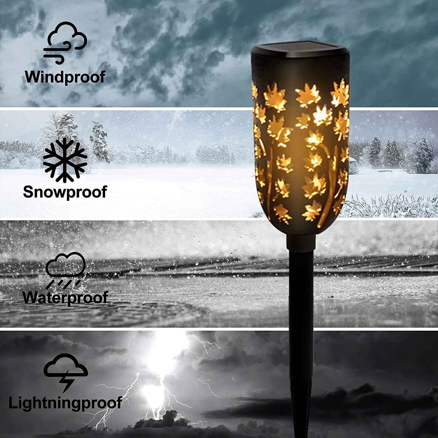 LED Solar Lamp Outdoor IP65 Waterproof Automatic On/Off Garden Lawn Decoration Sidewalk Landscape Lighting Solar Street Light