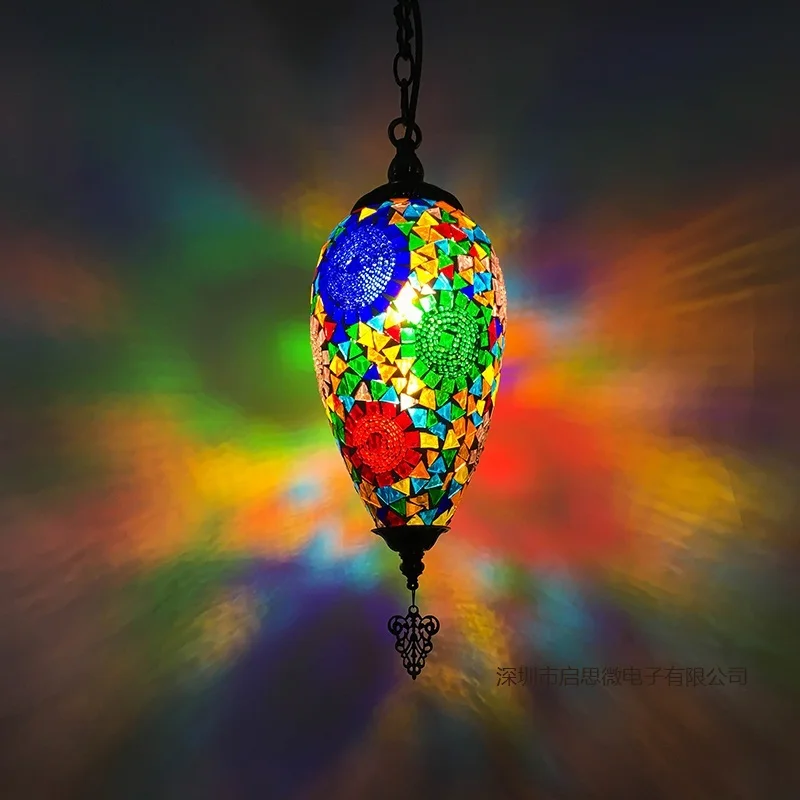 New Style Turkey Ethnic Customs Handmade Lamp Romantic Cafe Restaurant Bar Tree Pendant Lighting Bar Pendant Light