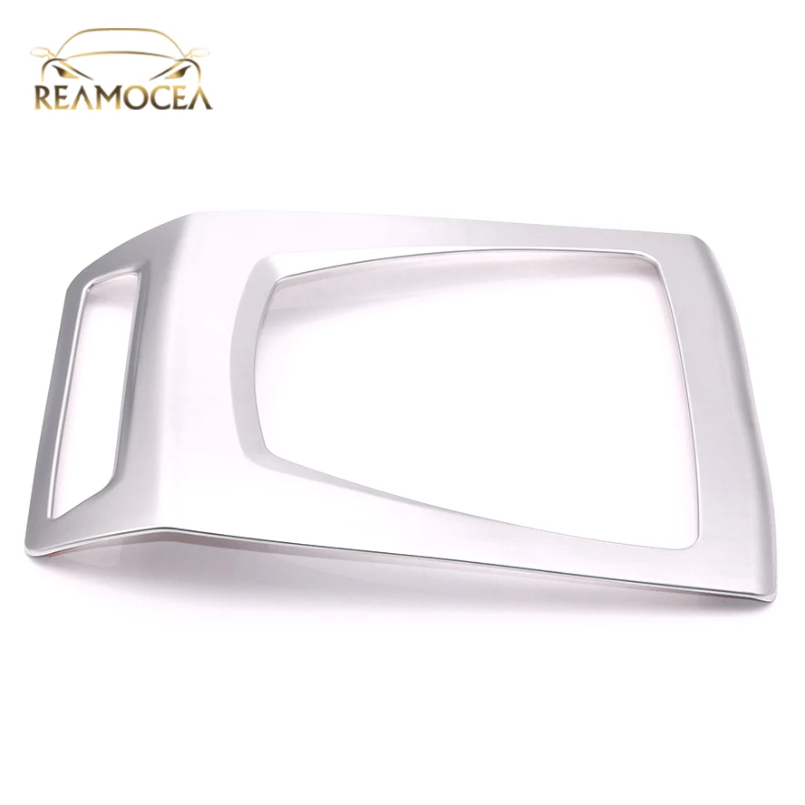 Reamocea 1x Car Interior Front Roof Reading Light Lamp Frame Cover Trim Decoration Sticker Fit For BMW 5 Series X3 X4 2013 2014