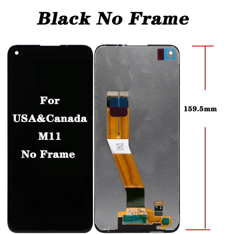 High Quality For Samsung  M11 LCD SM-M115F SM-M115M LCD Display Touch Screen Digitizer Glass Assembly For Samsung m11 Display