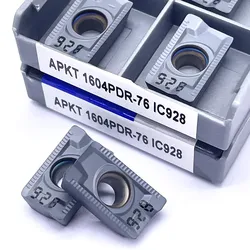 APKT1604PDR 76 IC928 carbide insert Milling Turning Tool APKT 1604 Cutting tool turning insert CNC high quality lathe tool