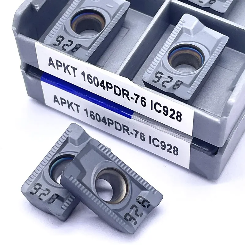 Carbide Insert For Milling Turning Cutting Tool Cnc Lathe Tool Apkt1604pdr 76 Ic928 Apkt 1604 Alta Qualidade