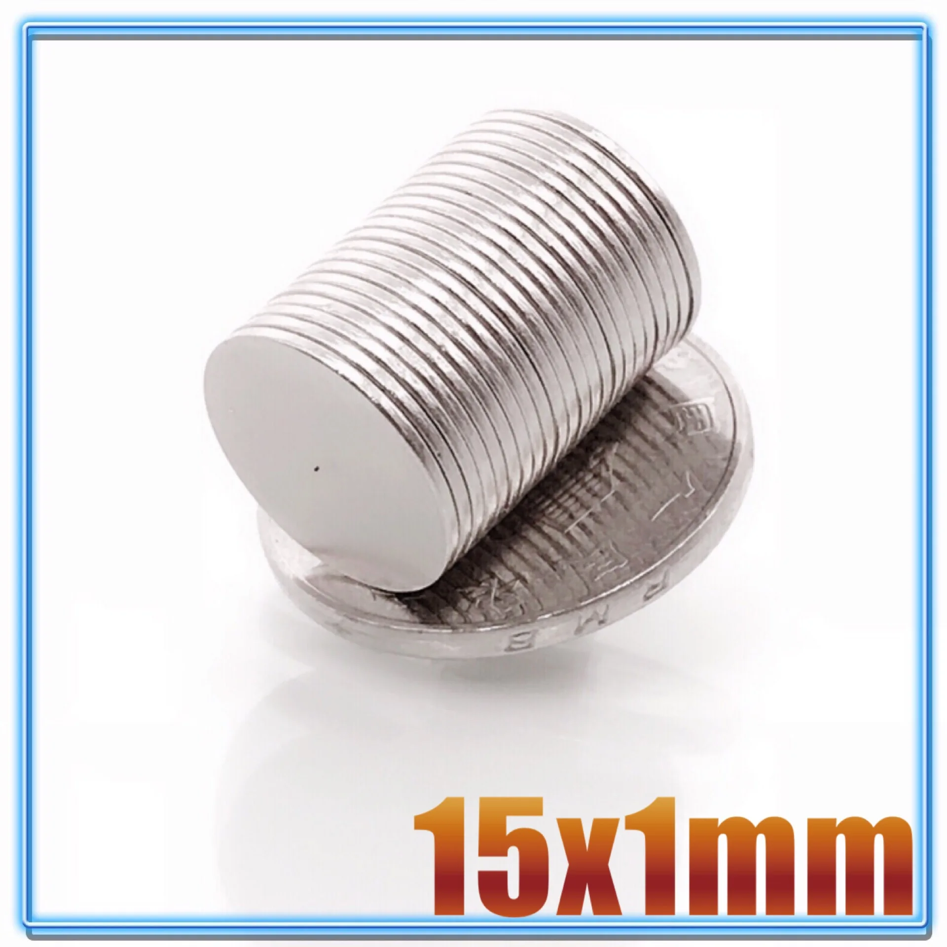 10-1000Pcs 15x1 Neodymium Magnet 15mm x 1mm N35 NdFeB Round Super Powerful Strong Permanent Magnetic imanes Disc 15*1