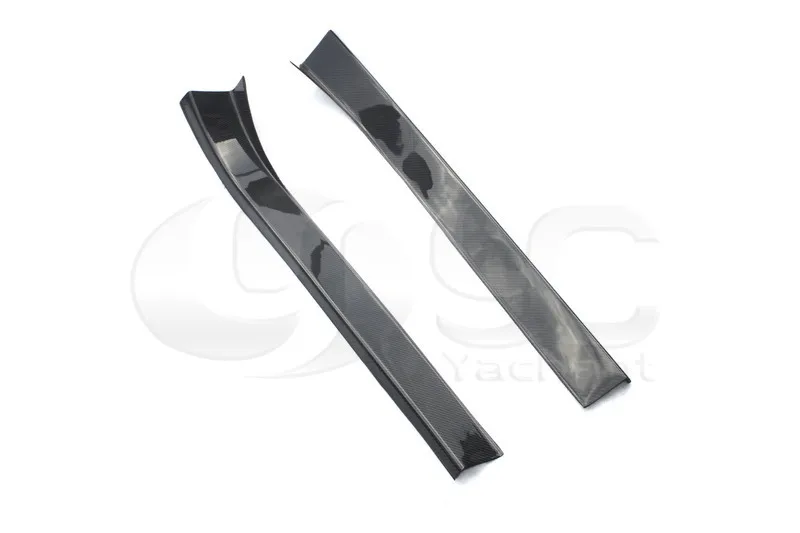 Carbon Fiber Door Sill Plate 2 Pcs Fit For 2002-2008 350Z Z33 Door Sill Plate Step Panel Kick Interior Cover Trim