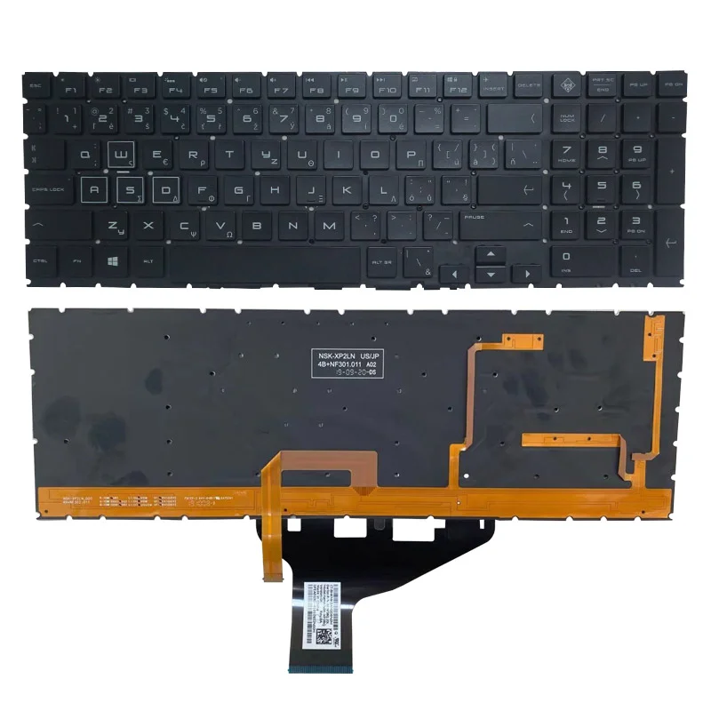 Original Laptop Parts Backlit Keyboard For HP 15-DH 15-DC TPN-C144 Q211 C143 OMEN 15 DC DC0003la DC005TX DC0004TX 15-DH TPN-Q211