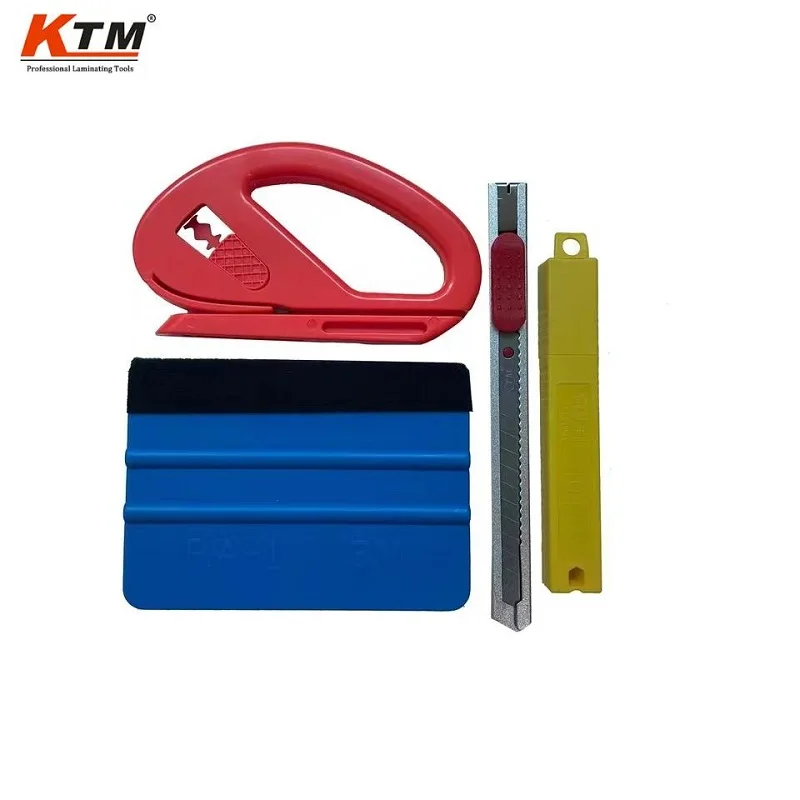 

KTM Car Vinyl Wrap Tools Film Squeegee Scraper Vehicle Sticker Installation Kit Cutter Knife Car Styling Auto Car Accessories