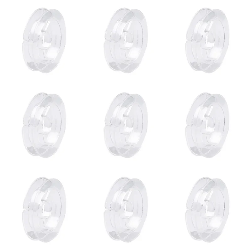 

20pcs 50x10mm Clear Empty Wheel Plastic Spools Jewelry Tools for Beading Wire Thread String Accessories Tools F65