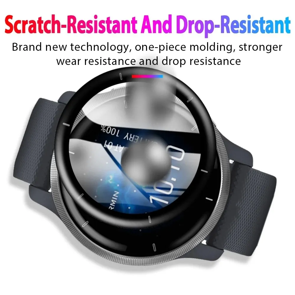 Garmin venu 2s用ソフトフィルム,スクリーンプロテクター,防爆,2パーツセット