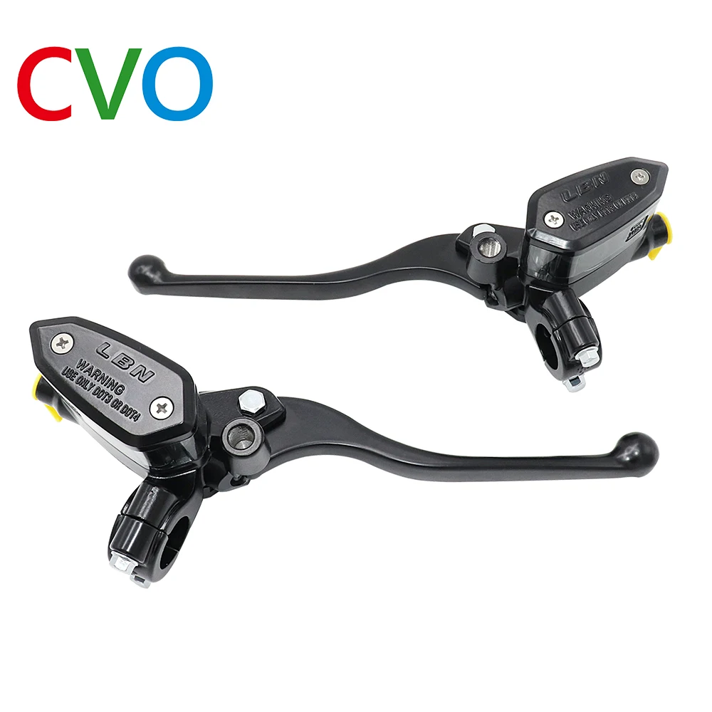 CVO 7/8 22cm Motorcycle Handlebar Lever Master Cylinder Levers Hydraulic Brake Pump Clutch Handle Reservoir Set For HONDA Yamaha