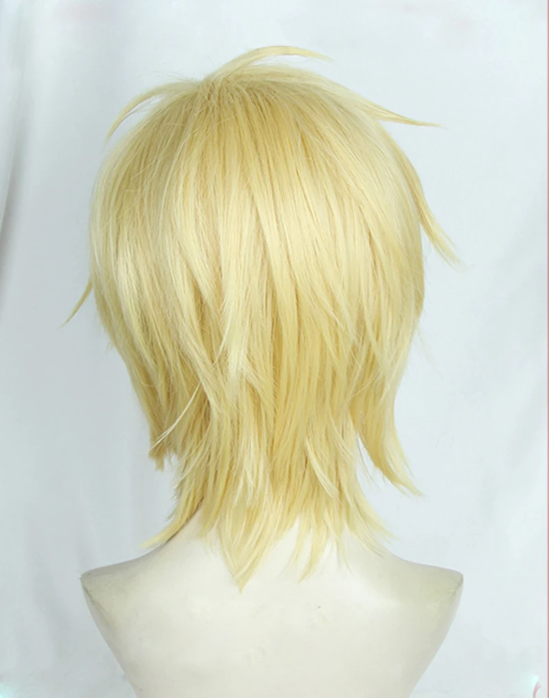 Anime BANANA FISH Ash Lynx Cosplay Wig Aslan Jade Callenreese Heat Resistant Synthetic Hair Wigs + Wig Cap