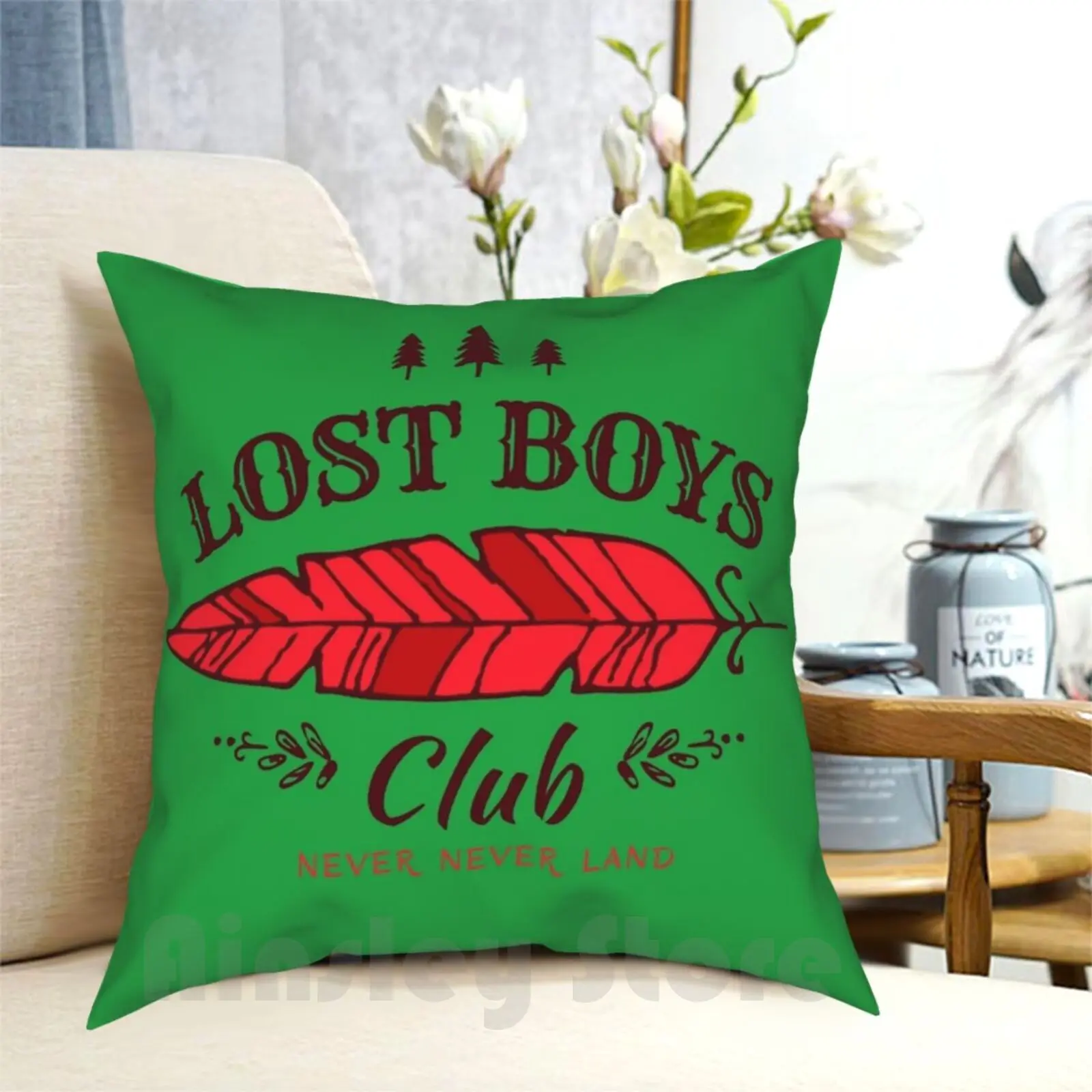 Club / / Pillow Case Printed Home Soft DIY Pillow cover Neverland Neverneverland Never Land Hipster Fan Fandom Fan Youth