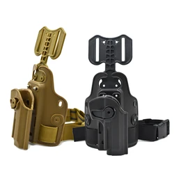 Hunting Pistol Gun Holster for BerettaM9  Tactical Shooting Drop Leg Thigh Holster Belt Clip Case