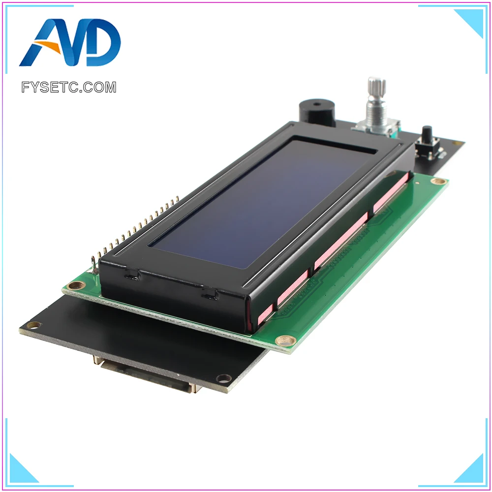 Free shipping 3D Printer Parts LCD Display 3D Printer Smart Controller Ramps 1.4 2004LCD Control