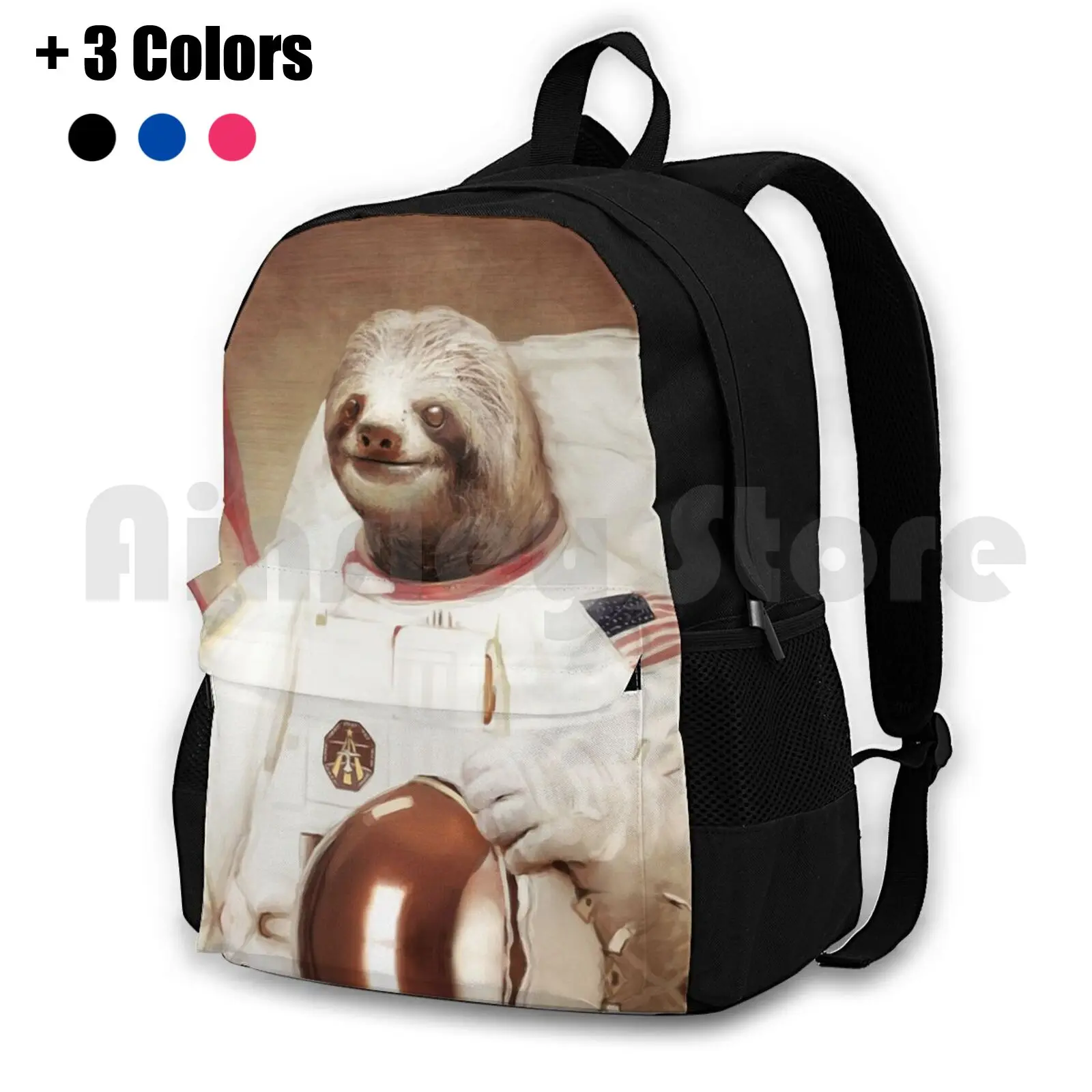 Astronaut Sloth Outdoor Hiking Backpack Riding Climbing Sports Bag Astronaut Sloth Meme Memes Dank Meme Astronaut Sloth Tumblr