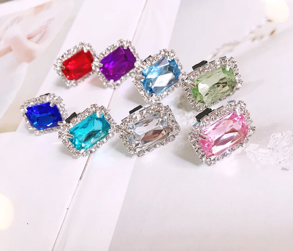 1 Pc Shiny Rhinestone Heart Shoelace Clips Bling Decorative Shoe Charms Buckle Fashion Shoe Accessories for Kids Women Sneakers