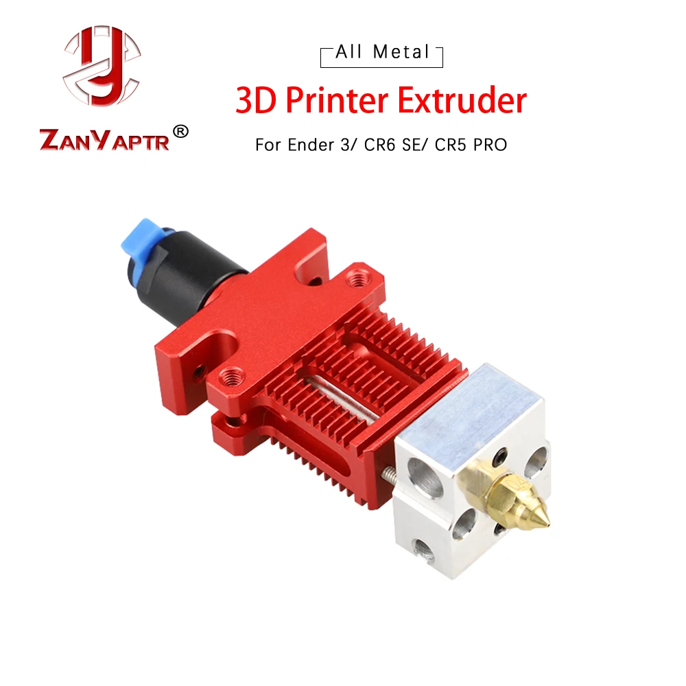 

3D Printer CR-6 SE Assembled Hotend Kit All Metal Extrusion Extruder 3D Printing Parts for Creality CR-5 Ender 3 CR6 SE