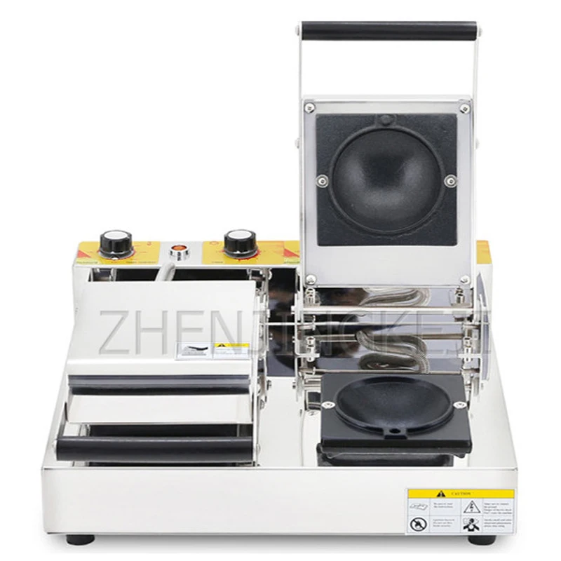 상업용 아이스크림 함부르크 머신, 더블 헤드 케이크 채우기, 거리 간식, 서양 레스토랑 장비, 홈 캐주얼 패스트 푸드